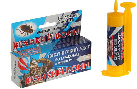 Гель Великий воин от тараканов 80г