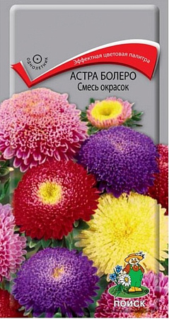 Семена астры Болеро смесь окрасок