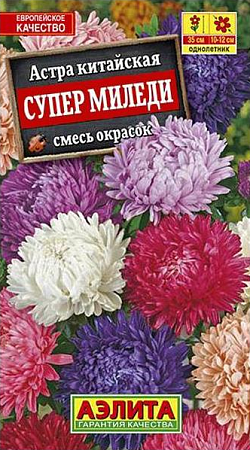 Семена астры Супер Миледи