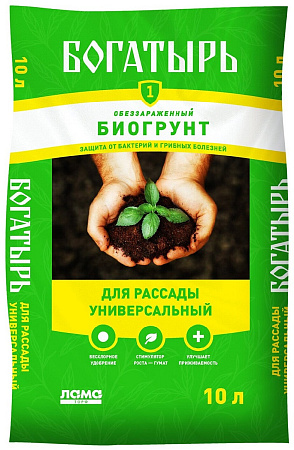 Грунт Богатырь рассада 10л Грунт Богатырь рассада 10л