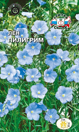 Семена льна Пилигрим 0,1г/ многолетний нежно-голубой